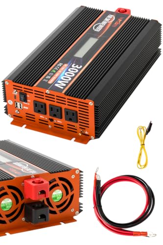 Amazon.co.jp: 【国際規格認証】正弦波 インバーター 定格3000W 最大